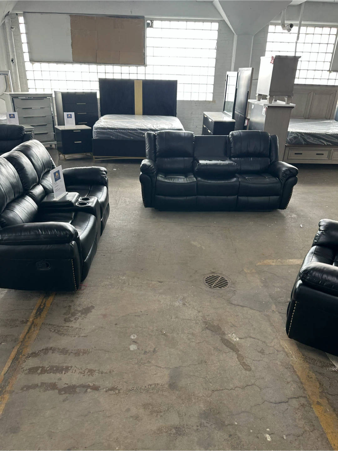 Sofa loveseat and recliner
