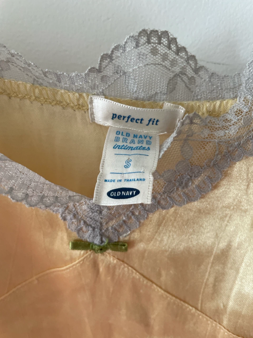 Old Navy Yellow Lace Trim Cami Top - photo 2