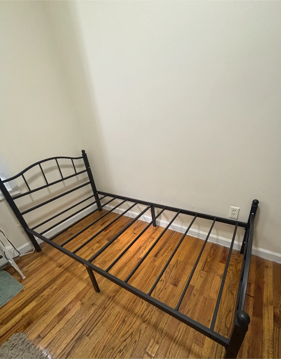 Black Metal Twin Bed Frame