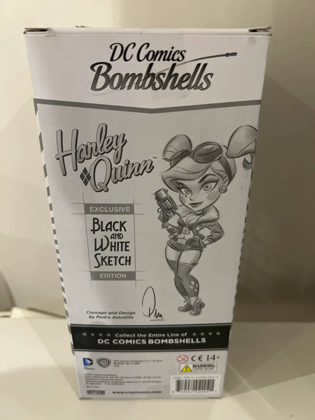 Cryptozoic Dc Bombshell Harley Quinn Black & White Sketch - photo 3