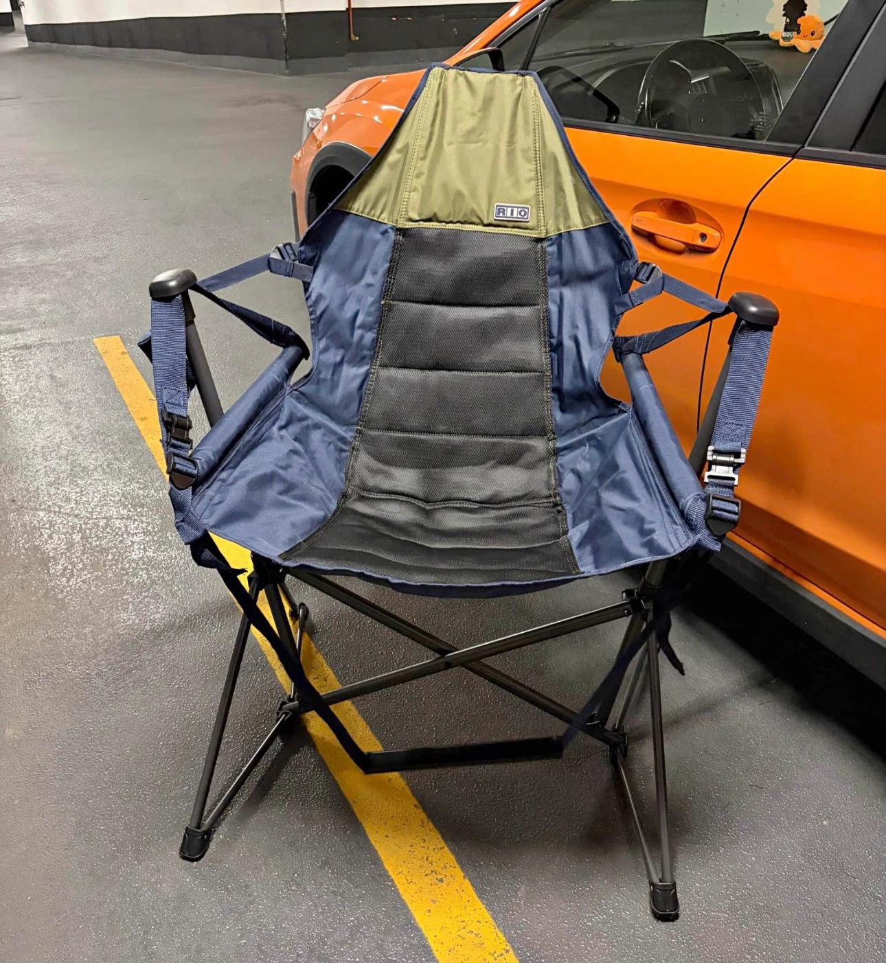 RIO Swinging Hammock Camping Chair with Footrest - photo 2