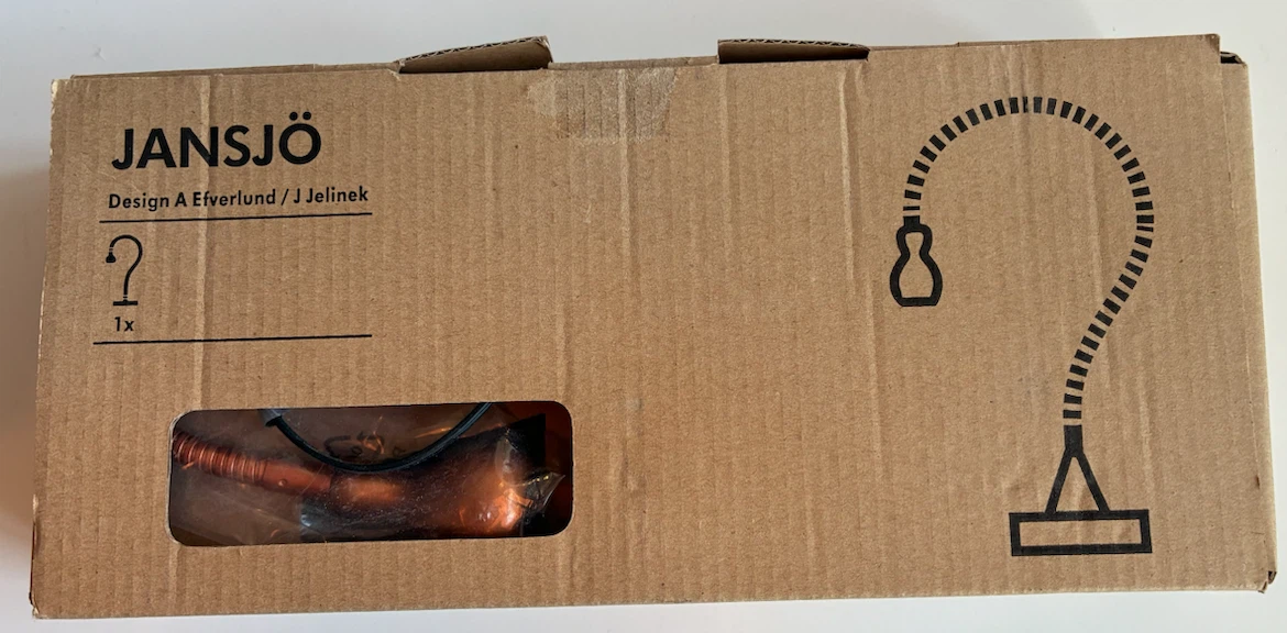 IKEA Jansjö LED Lamp Copper