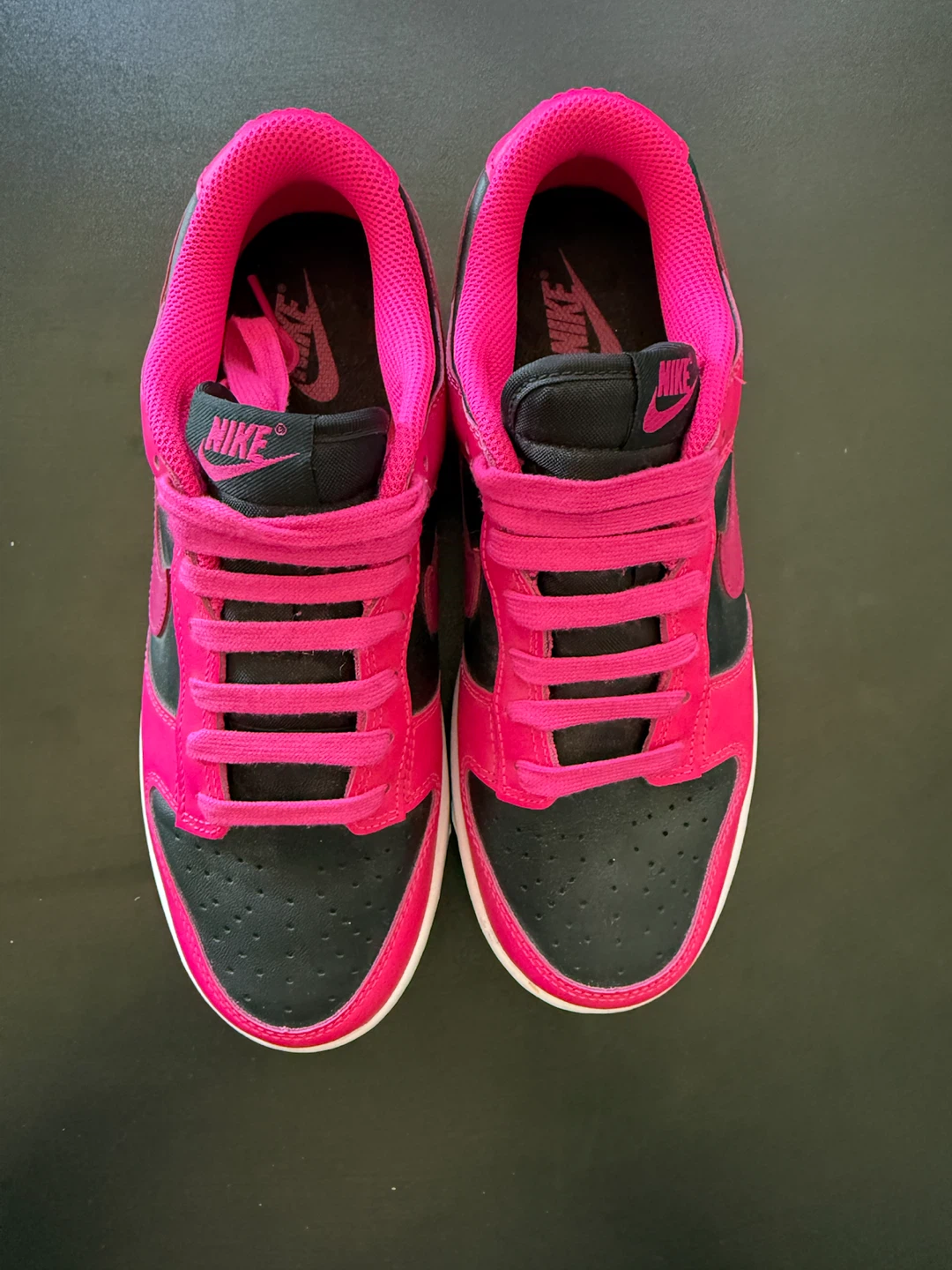 Nike Dunk Low Pink and Black Shoes