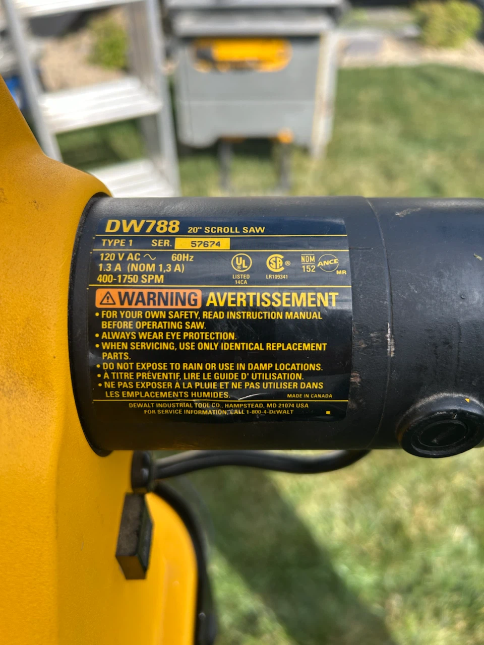 DEWALT DW788 20" Scroll Saw with Pégas Blade Holder - photo 5