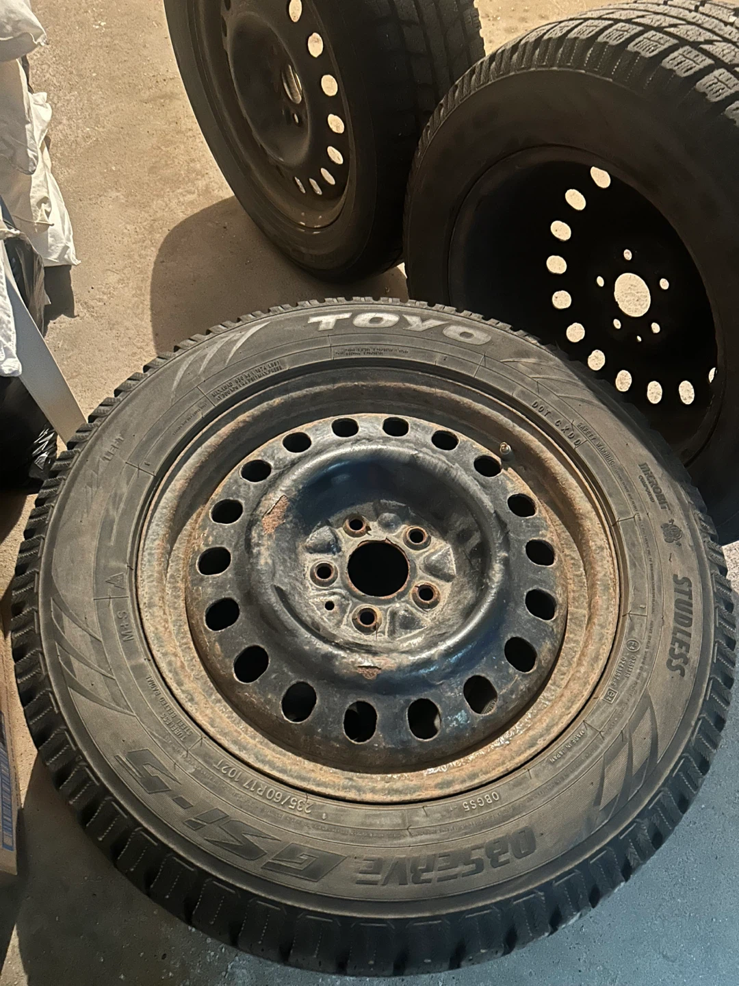 Winter Tires on Rims
