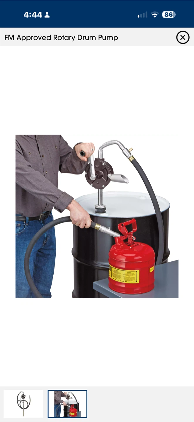 FM Approved Rotary Drum Pump - photo 2