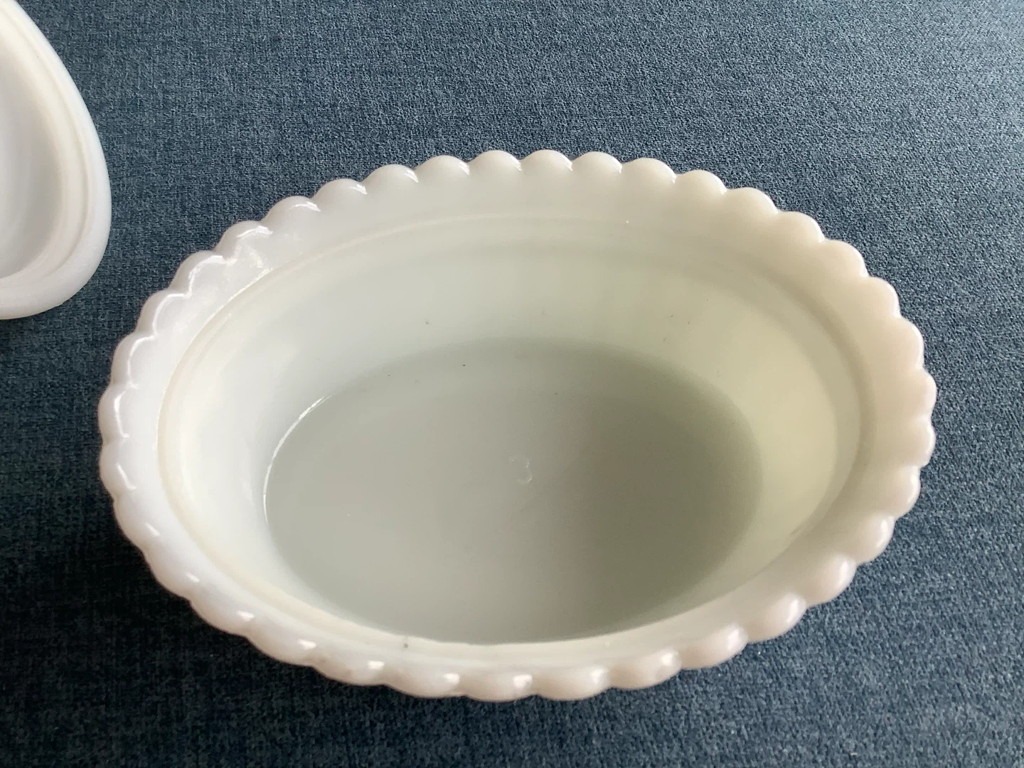 Vintage Milk Glass Hen on a Nest 🐞 - photo 4
