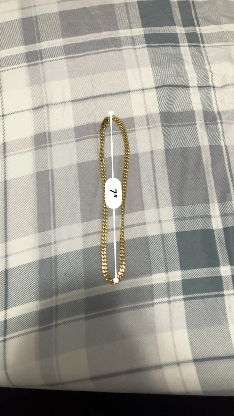 Gold Chain Necklace 7 Inch