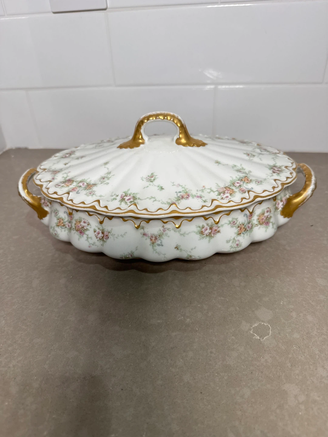 Theodore Haviland Limoges France Covered Casserole Dish