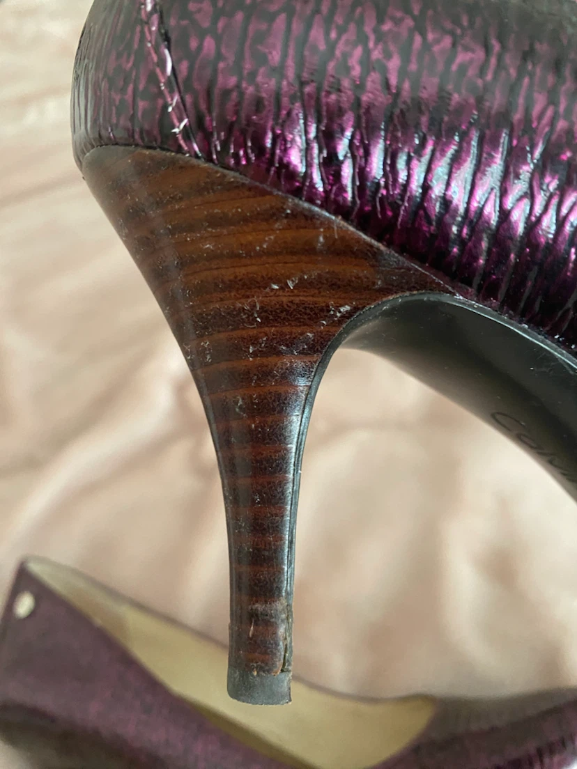 Calvin Klein Women's Purple Pointed Toe Heels - photo 3