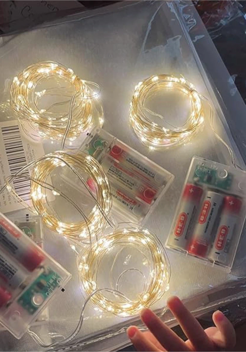 4 Pack LED Fairy Lights Battery Operated 20 FT - photo 2