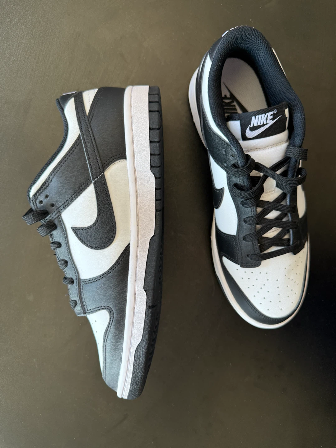 Nike Dunk Low Panda Black White Sneakers - photo 2