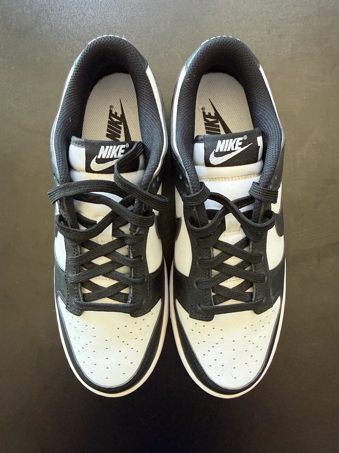 Nike Dunk Low Panda Black White Sneakers - photo 3