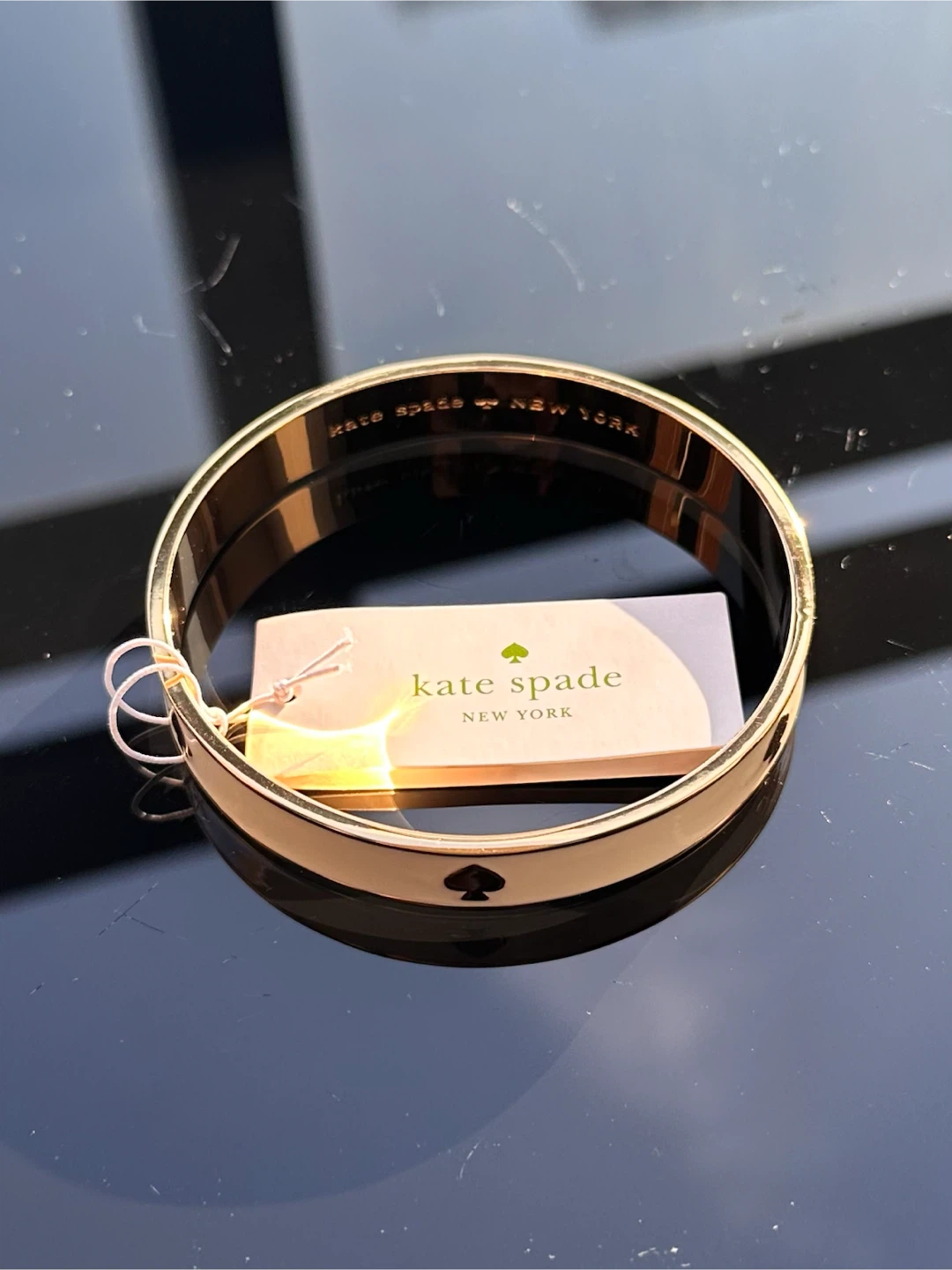 Kate Spade "Spade" Enamel Bangle Bracelet - photo 3