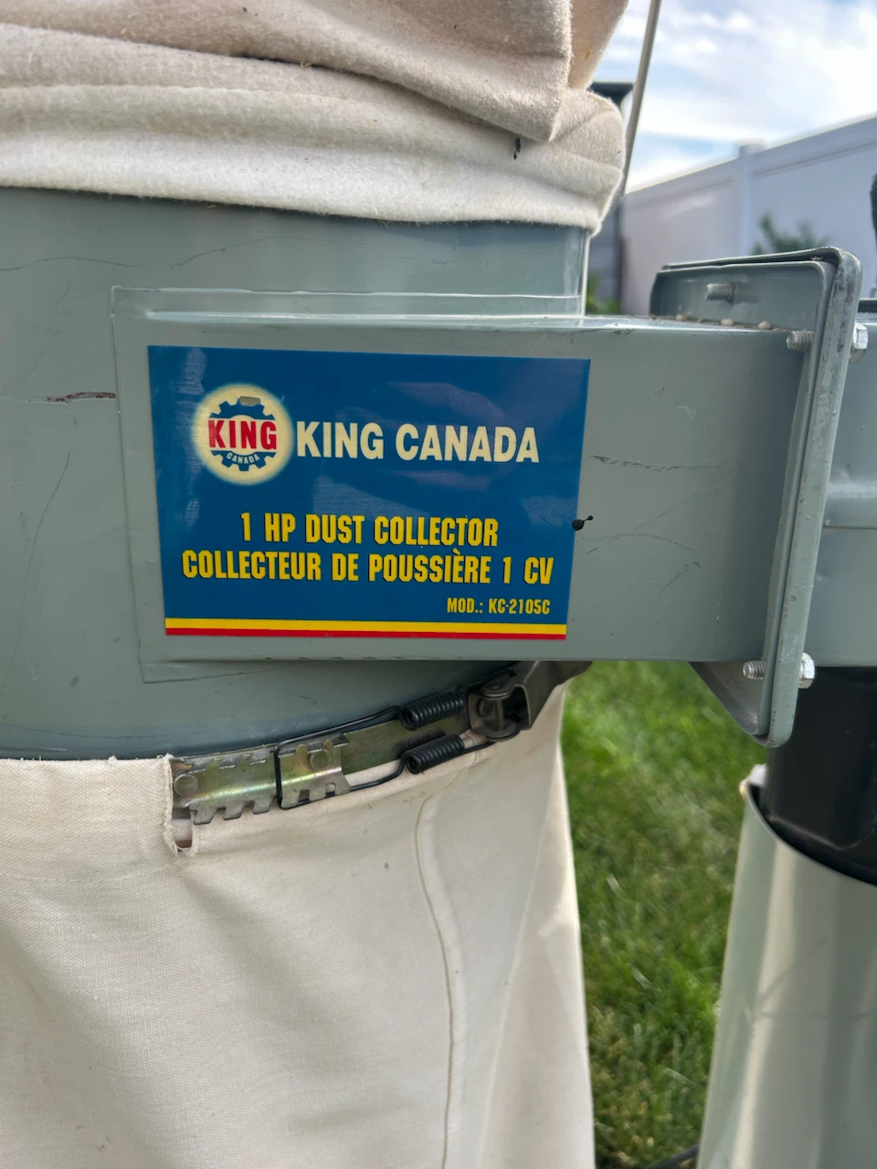 King Canada 1 HP Dust Collector - photo 2