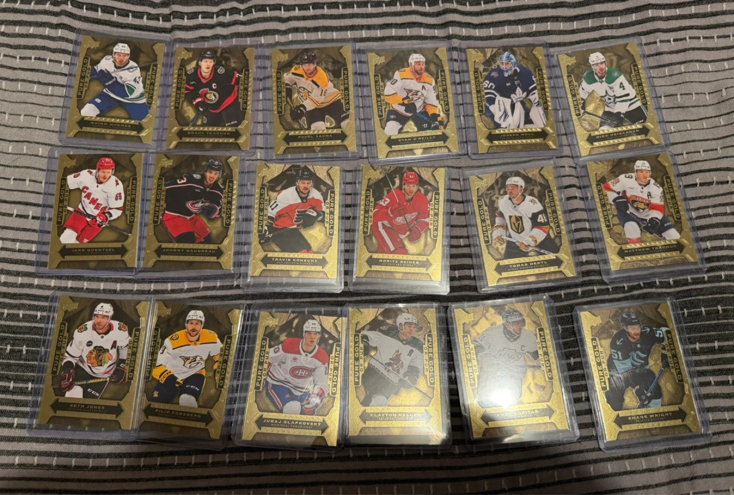 Collection of Tim Hortons Upper Deck NHL Hockey Cards