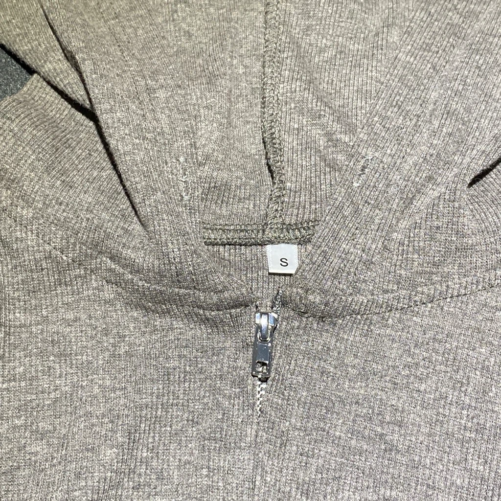Grey Zip-Up Hoodie - photo 3
