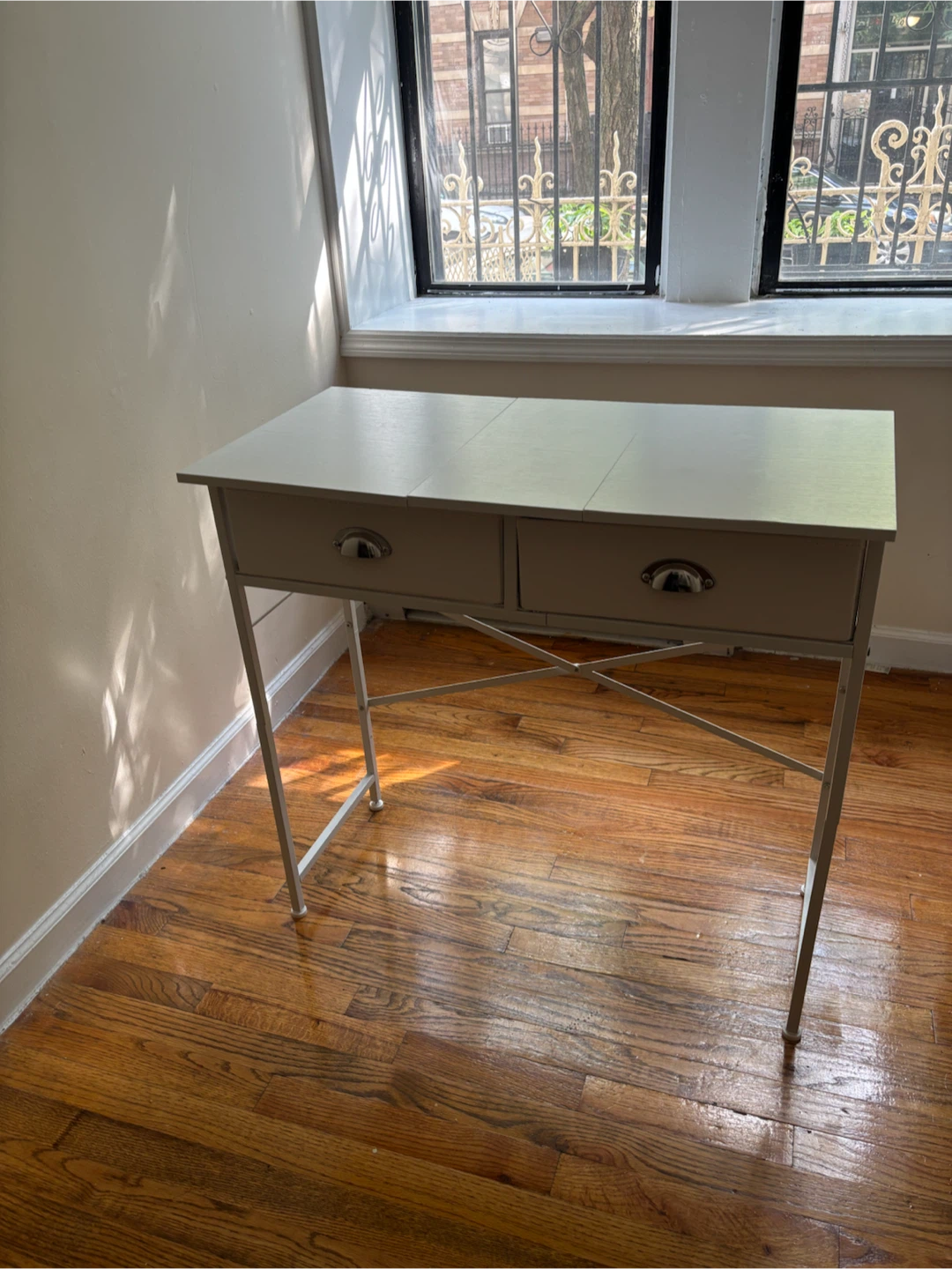 Small Desk with Two Storage Drawers - photo 2
