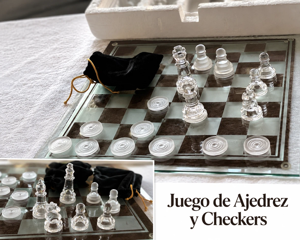Amazing Cristal Chess & Checkers