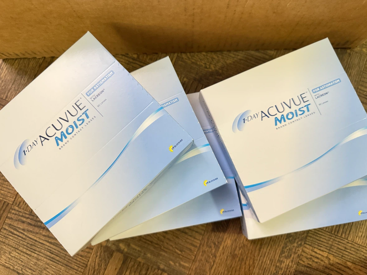 1-DAY ACUVUE MOIST for Astigmatism Contact Lenses - 90 Lenses - photo 5