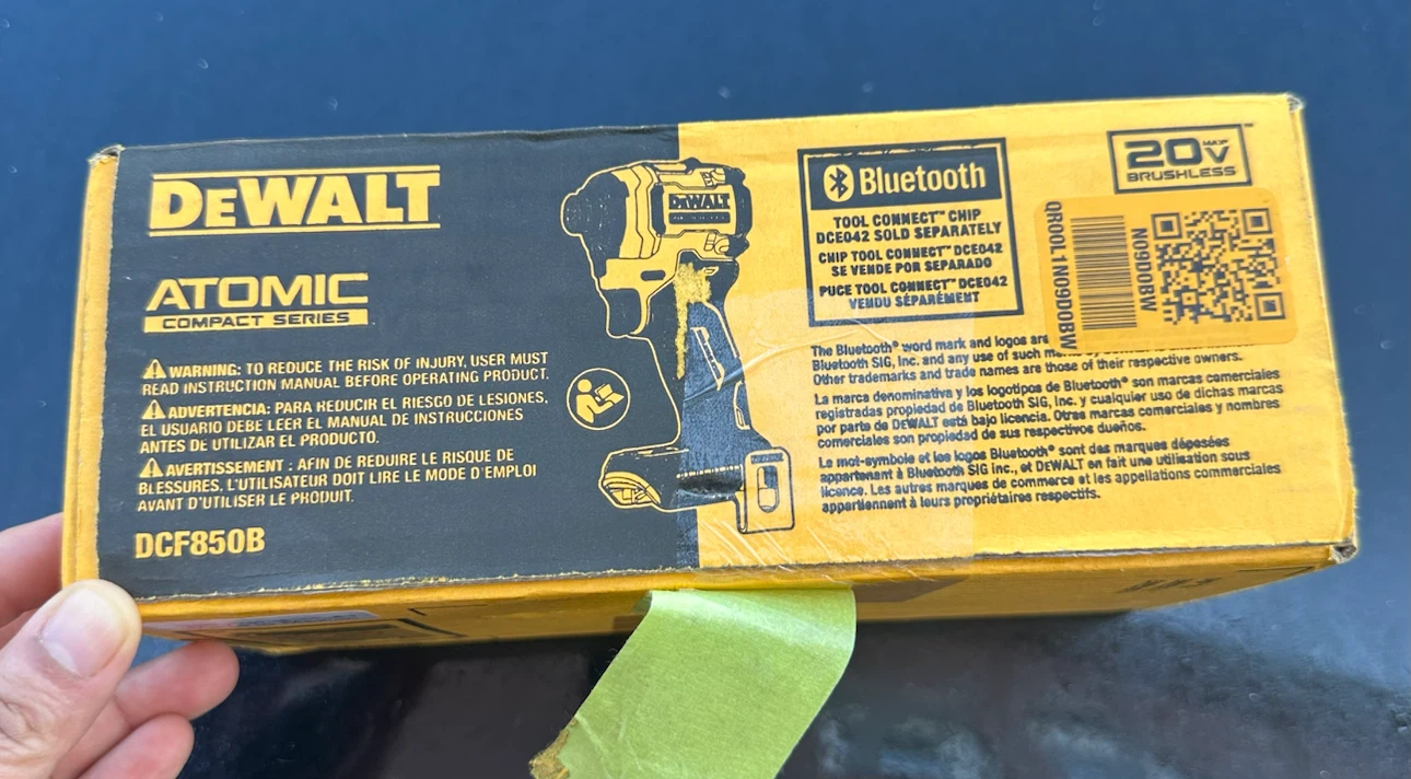 DEWALT ATOMIC DCF850B 20V MAX IMPACT DRIVER Tool Only - photo 2