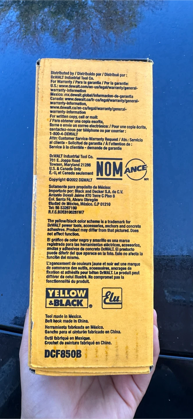 DEWALT ATOMIC DCF850B 20V MAX IMPACT DRIVER Tool Only - photo 3