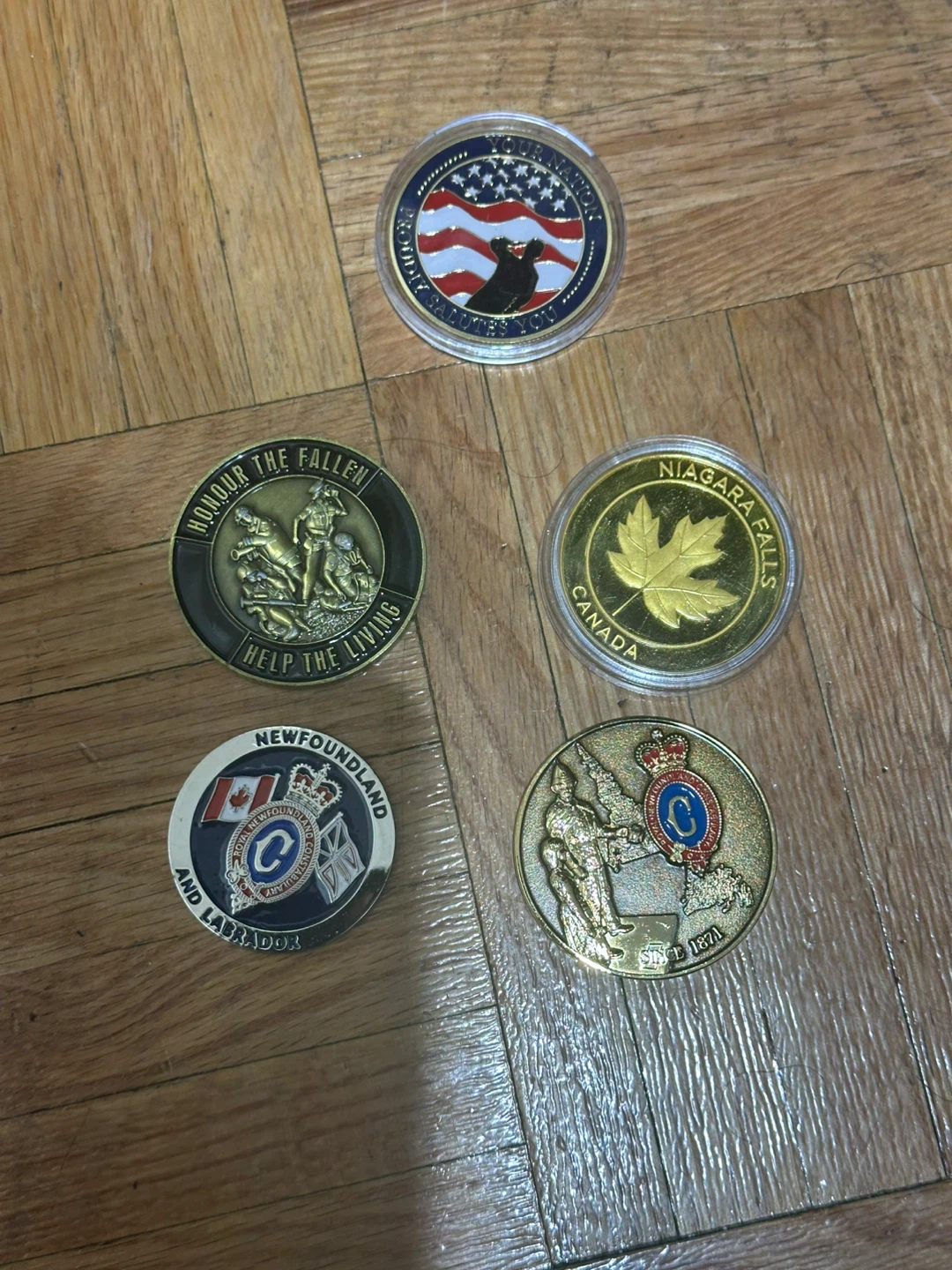 Collection of Challenge Coins