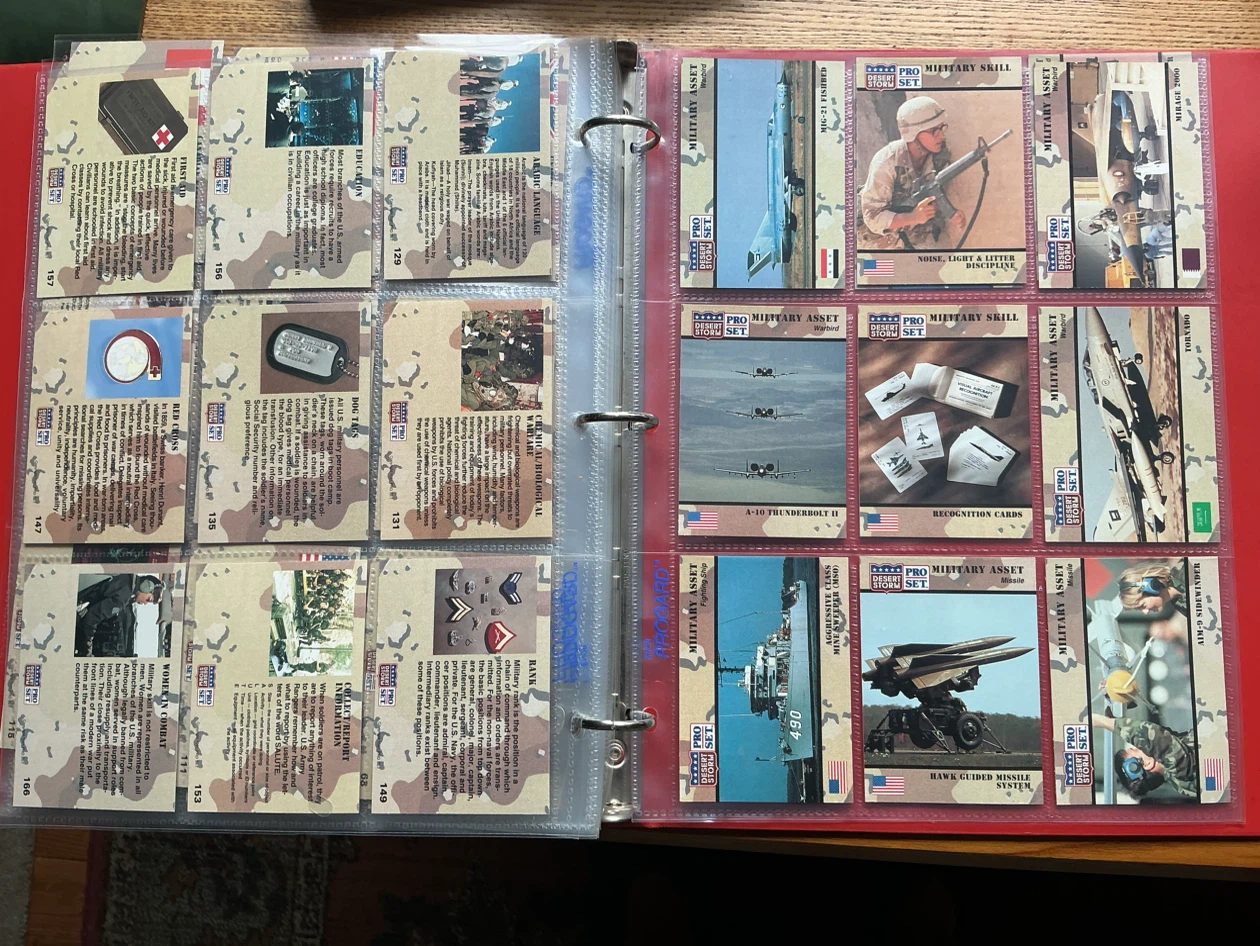 38  1991 Pro Set DESERT STORM Military Trading Cards - photo 4