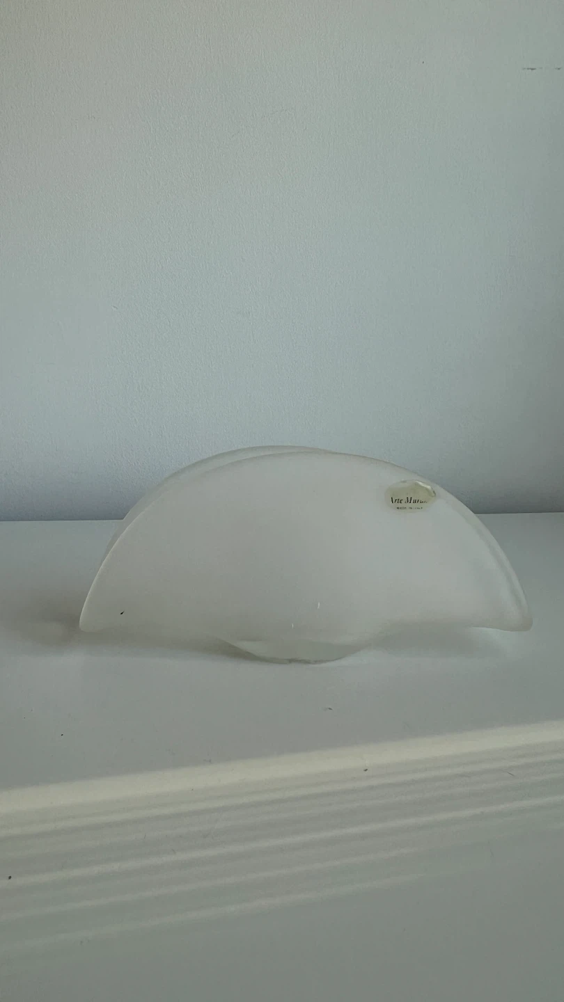 Arte Murano Frosted Glass Sconce Light