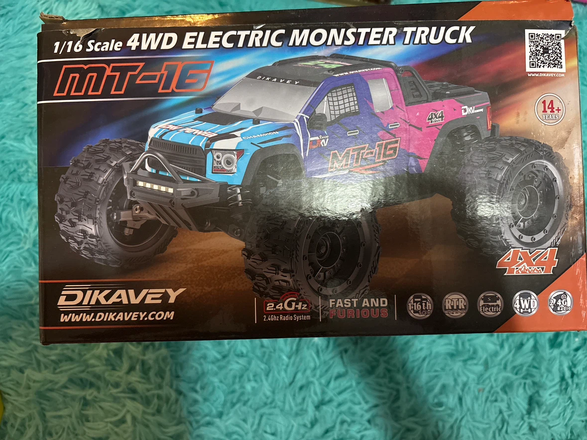 DIKAVEY MT-16 1/16 Scale 4WD Electric Monster Truck - photo 2