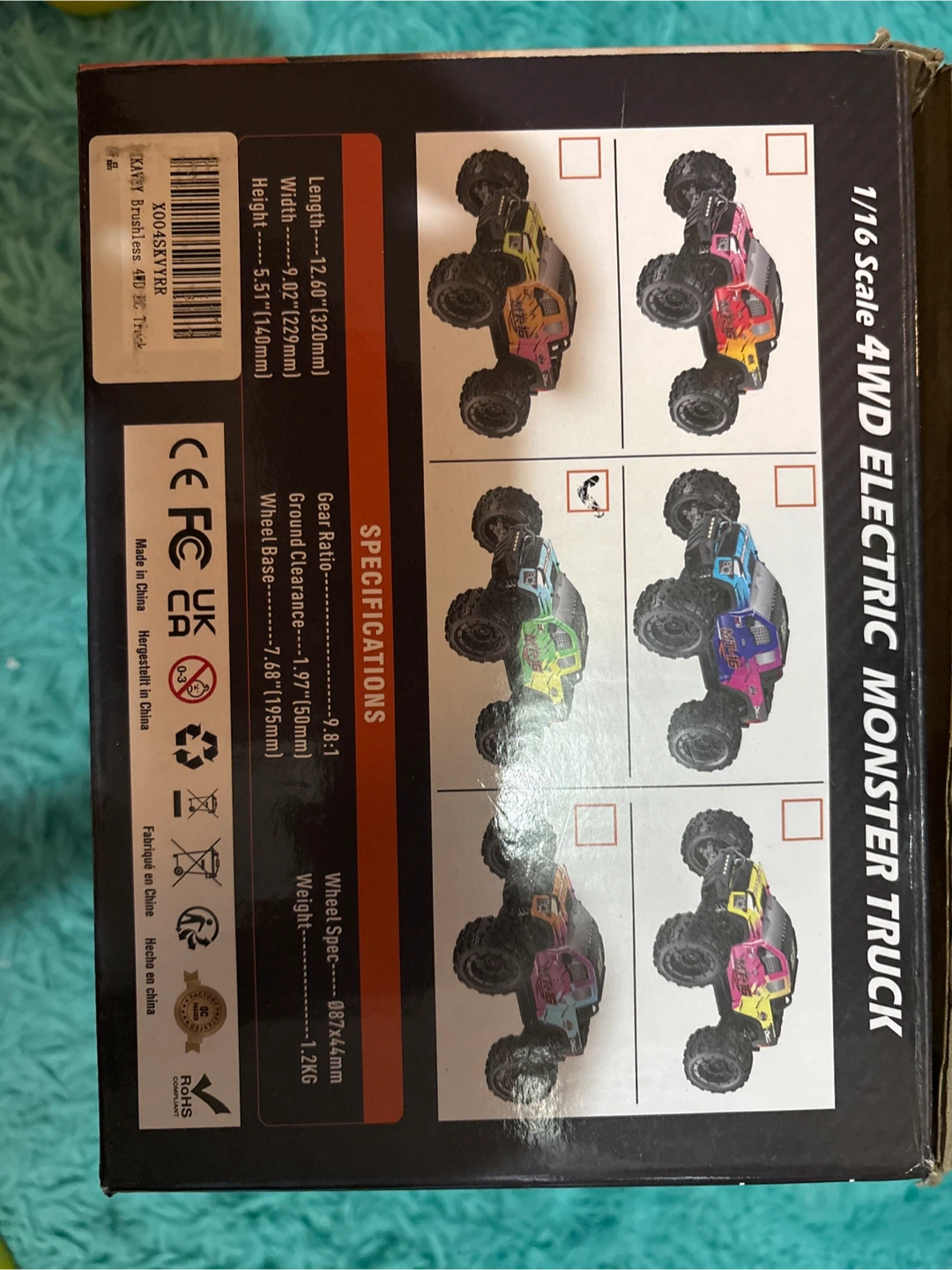 DIKAVEY MT-16 1/16 Scale 4WD Electric Monster Truck - photo 3