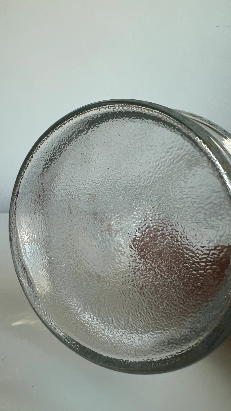 Vintage Glass Pitcher with Ducks and Bows Design - photo 3