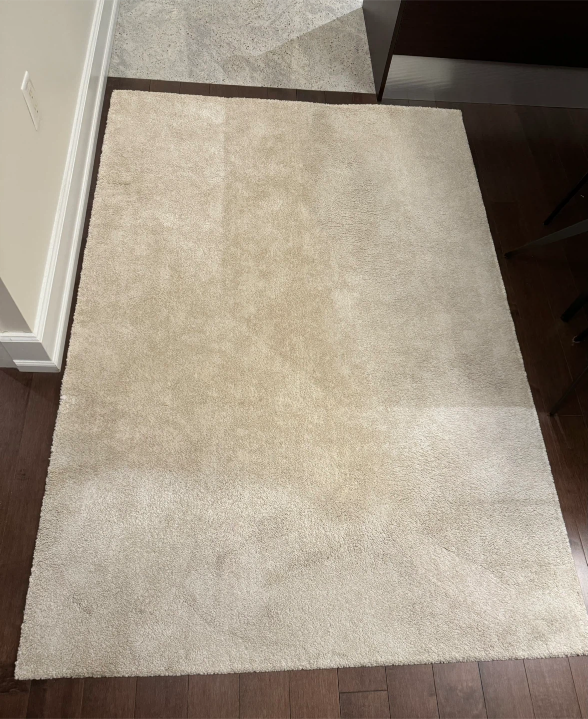 IKEA STOENSE RUG, Off-White, 133x195 cm (4'4"x6'5")