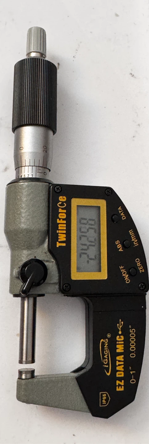 Gaging TwinForce EZ Data Mic Digital Caliper 0-1" - photo 3