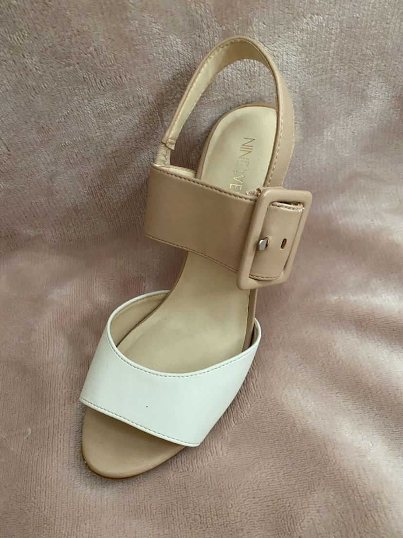 Nine West Two-Tone Heeled Sandals - photo 3