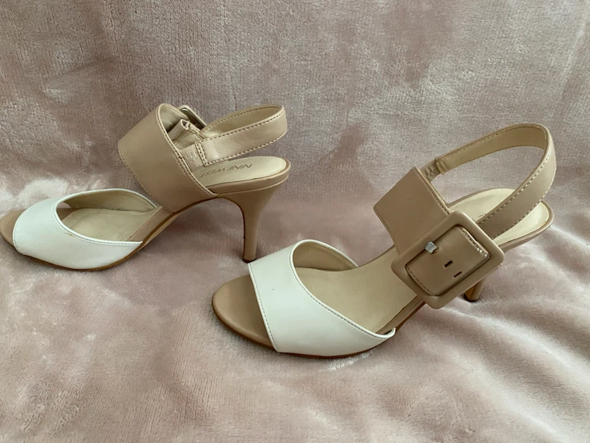 Nine West Two-Tone Heeled Sandals - photo 4