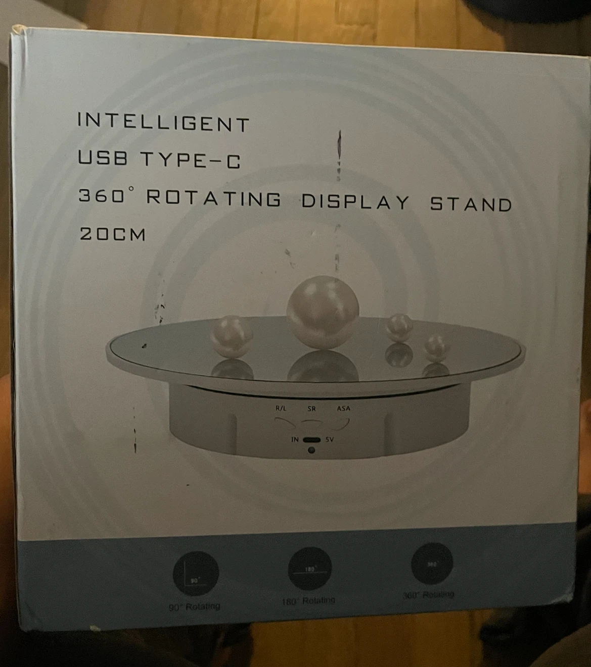 Rotating Mirror Display Stand