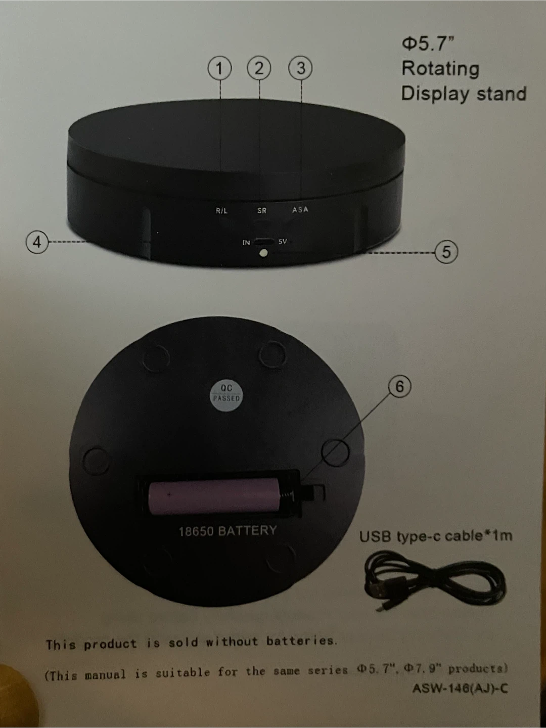 Rotating Mirror Display Stand - photo 3