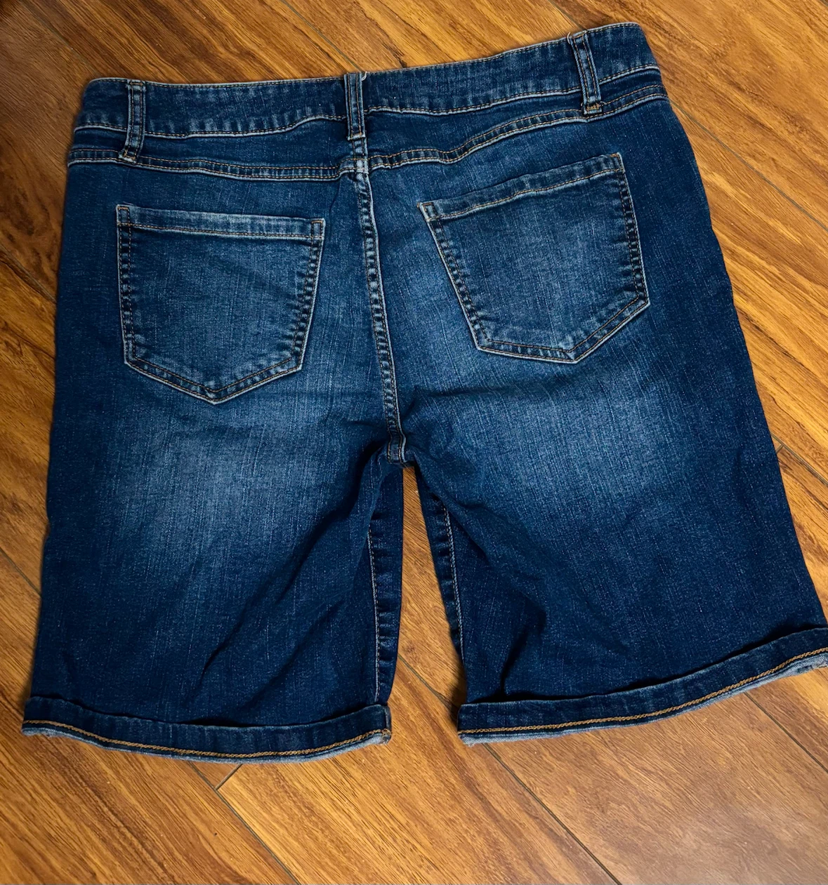 Denim Bermuda Shorts - photo 2