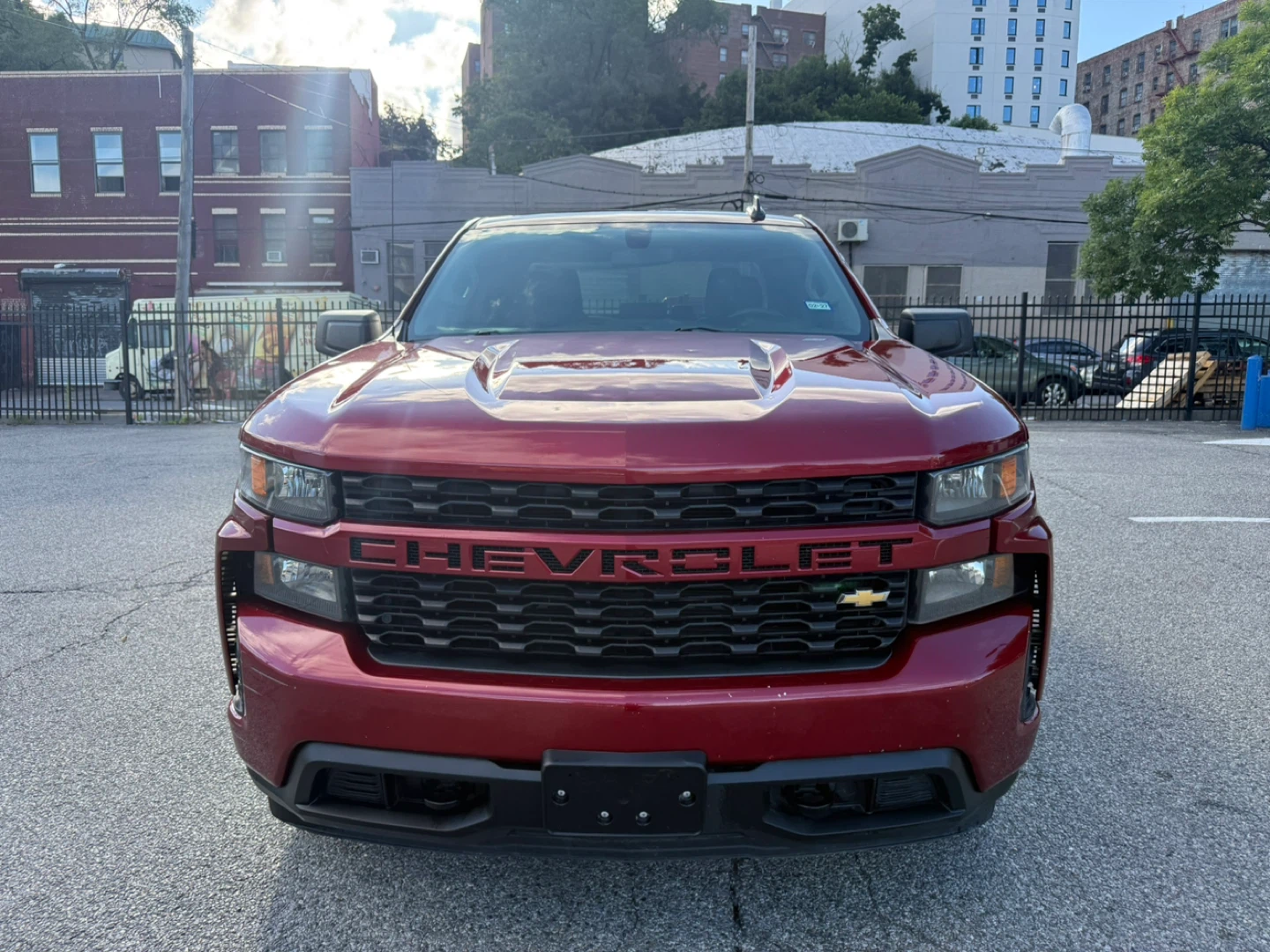 Red Chevrolet Silverado Custom Pickup Truck - photo 2