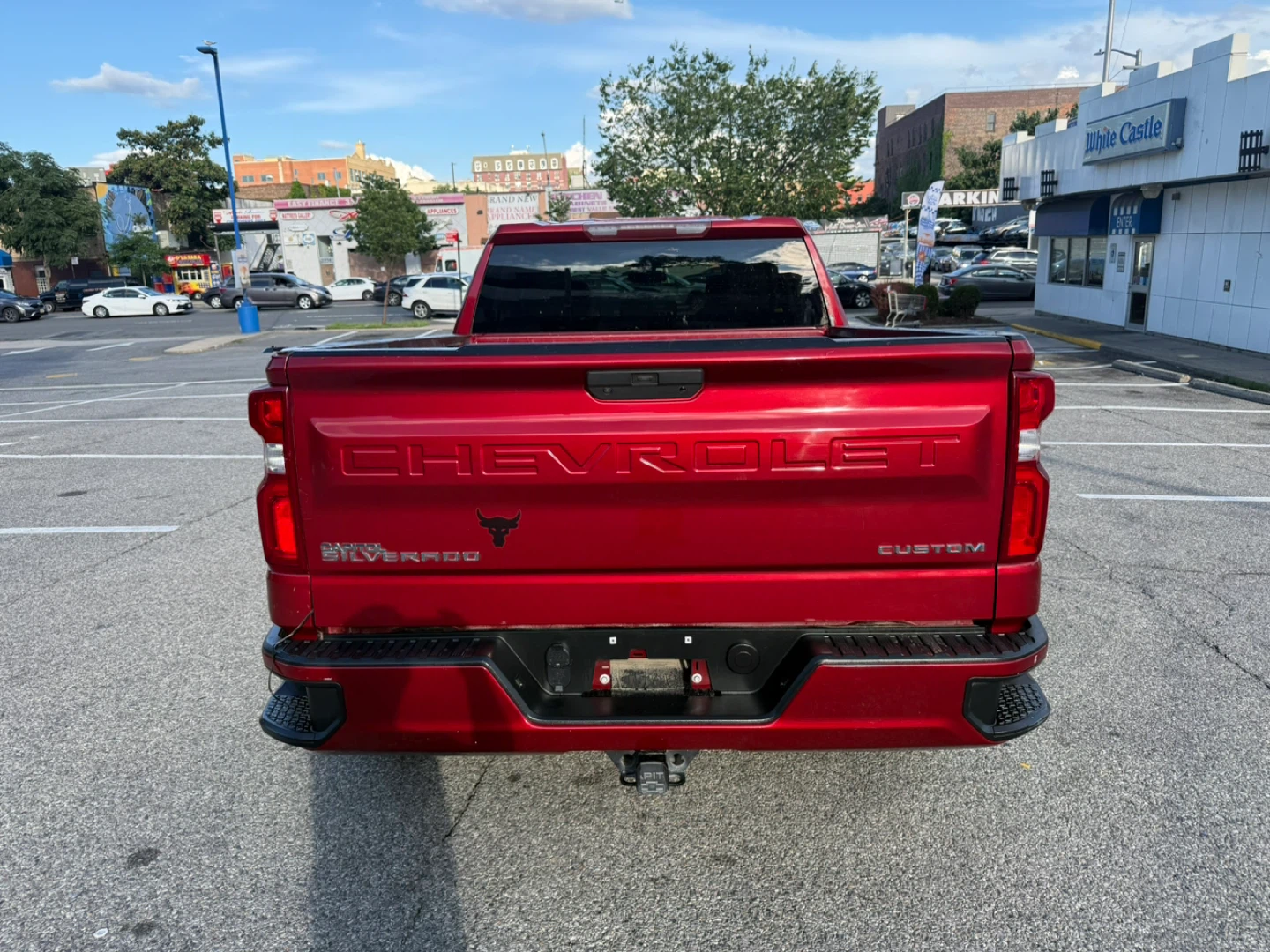 Red Chevrolet Silverado Custom Pickup Truck - photo 5