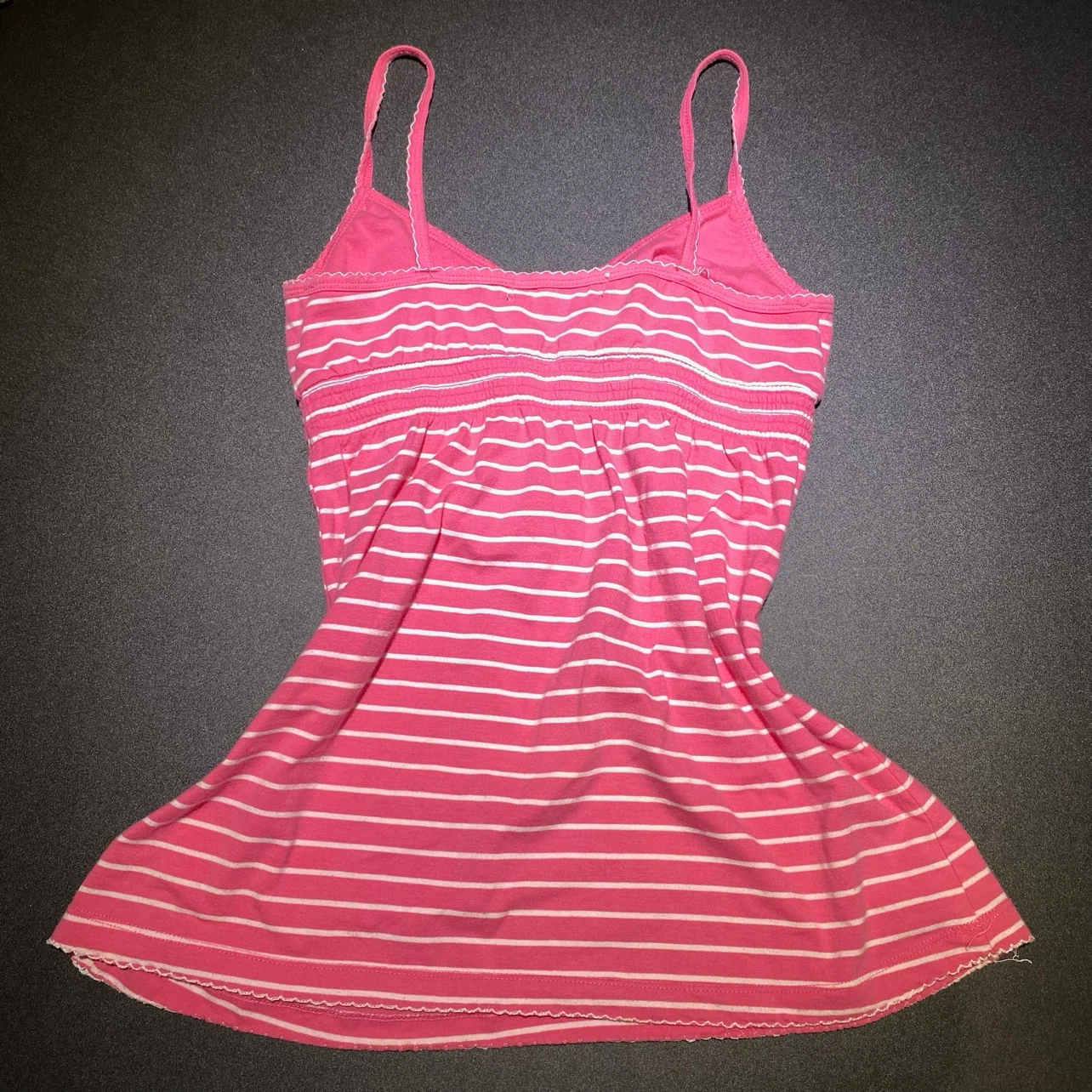 Pink Striped Baby Tank Top - photo 2