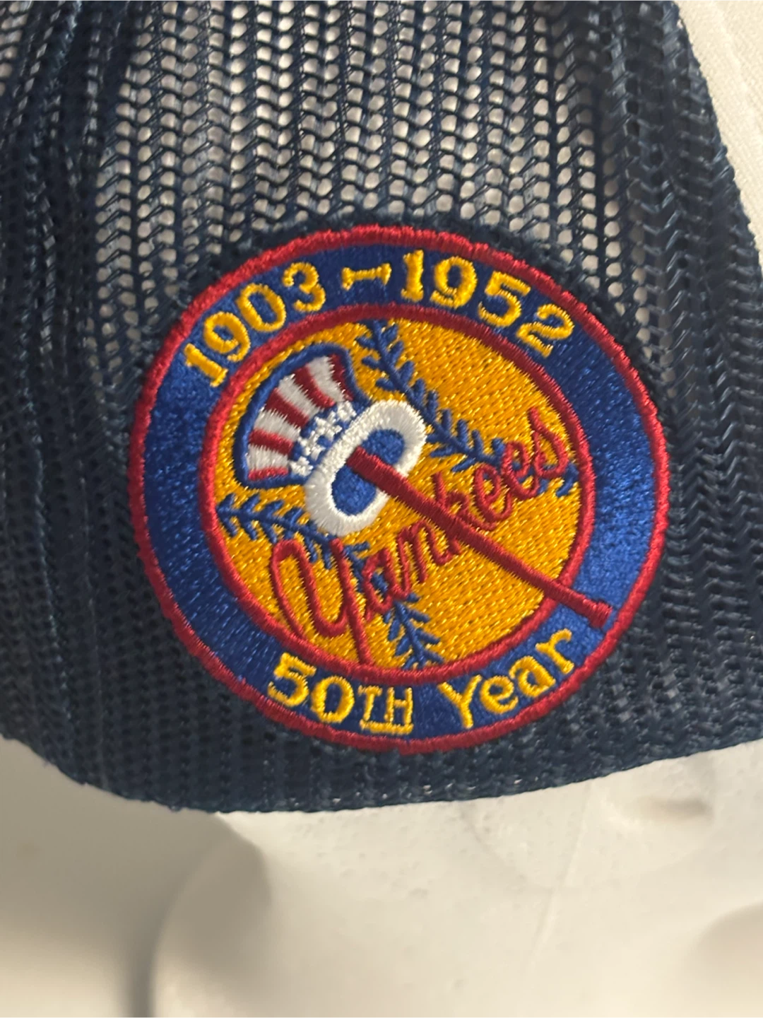 Mitchell & Ness New York Yankees 50th Year Trucker Hat - photo 3