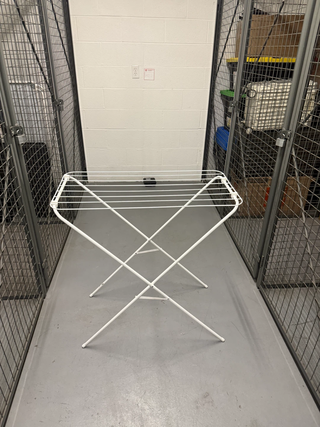 White Foldable Clothes Drying Rack