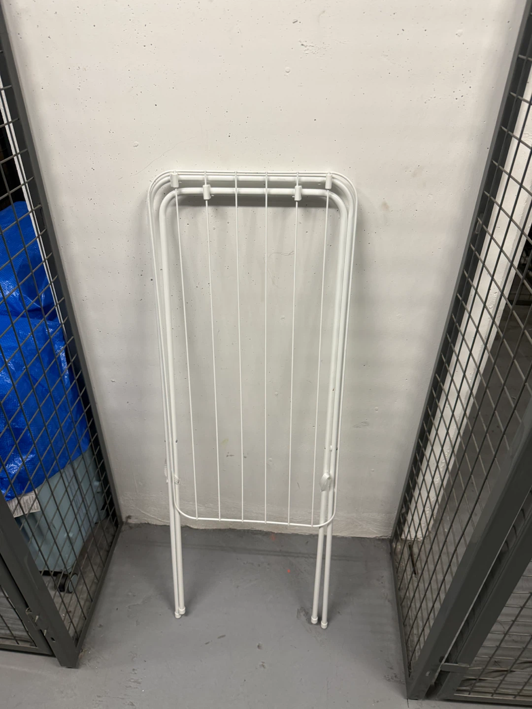 White Foldable Clothes Drying Rack - photo 2