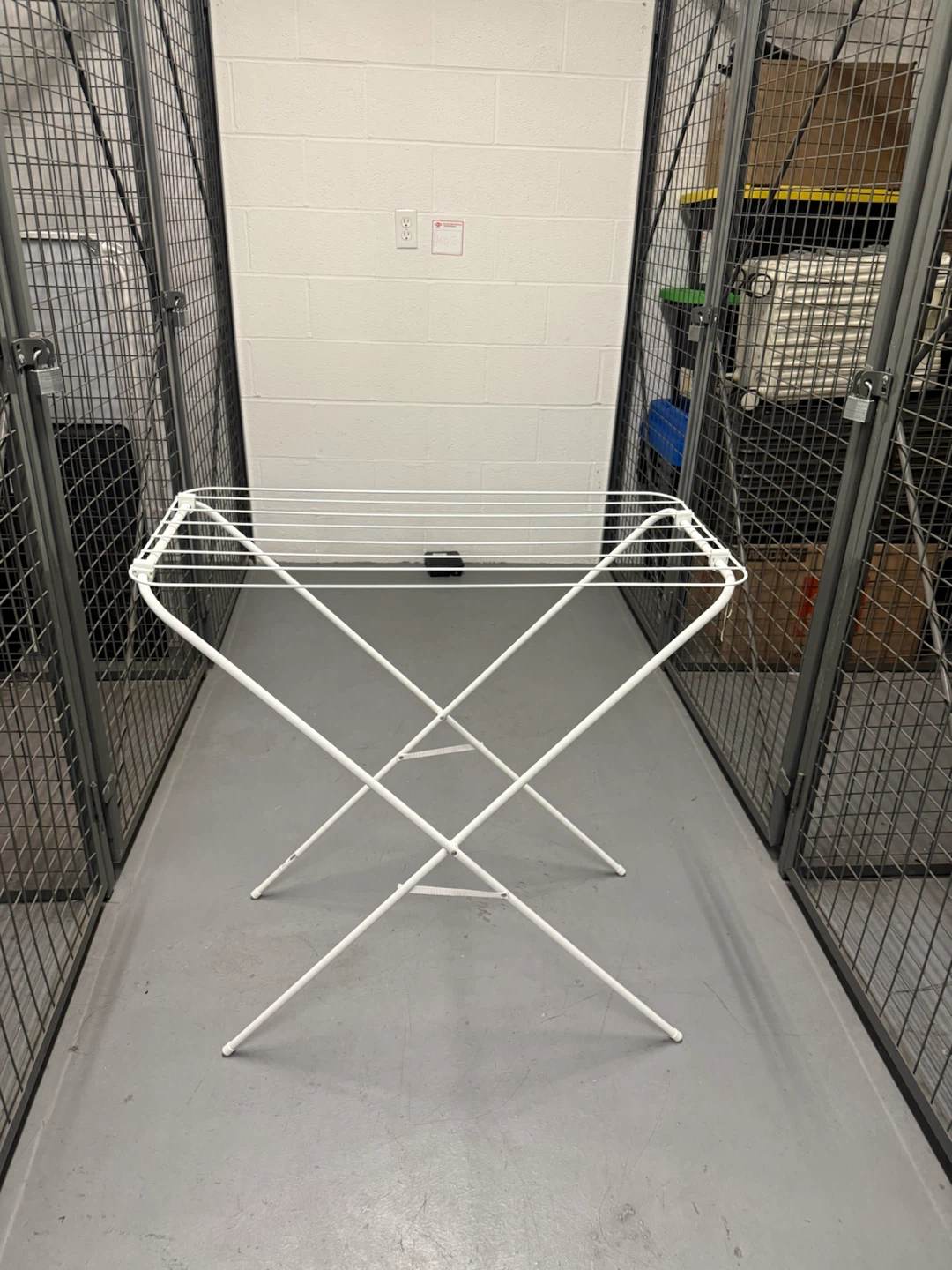 White Foldable Clothes Drying Rack - photo 3
