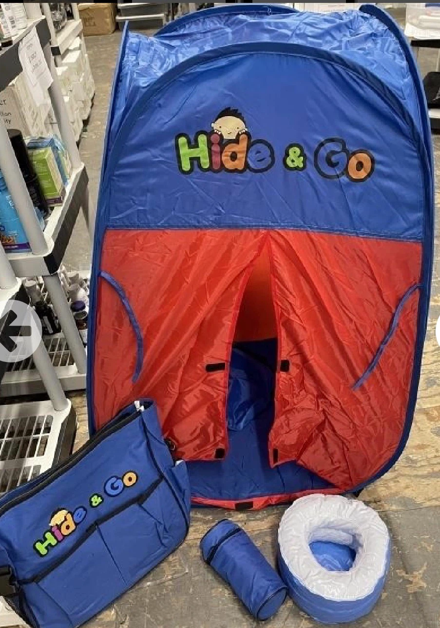 Hide & Go Play Tent with Inflatable Potty