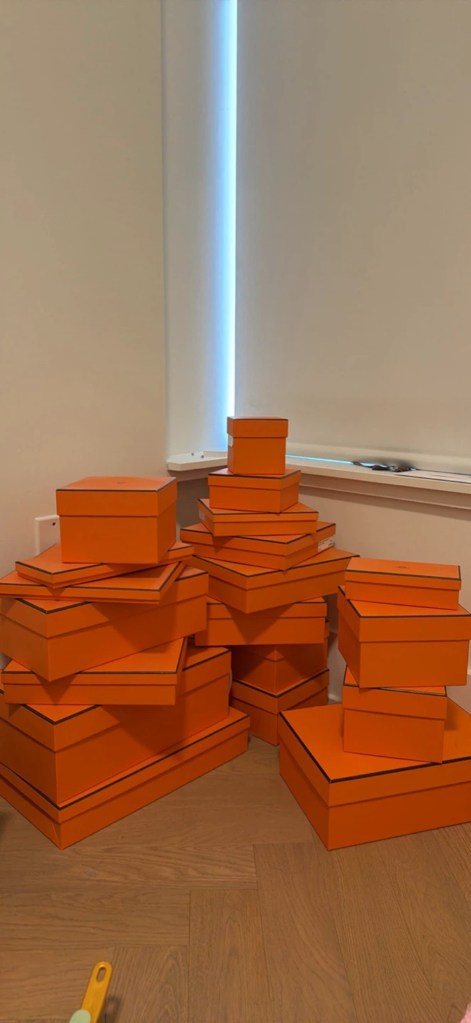Authentic Hermès Orange Gift Boxes