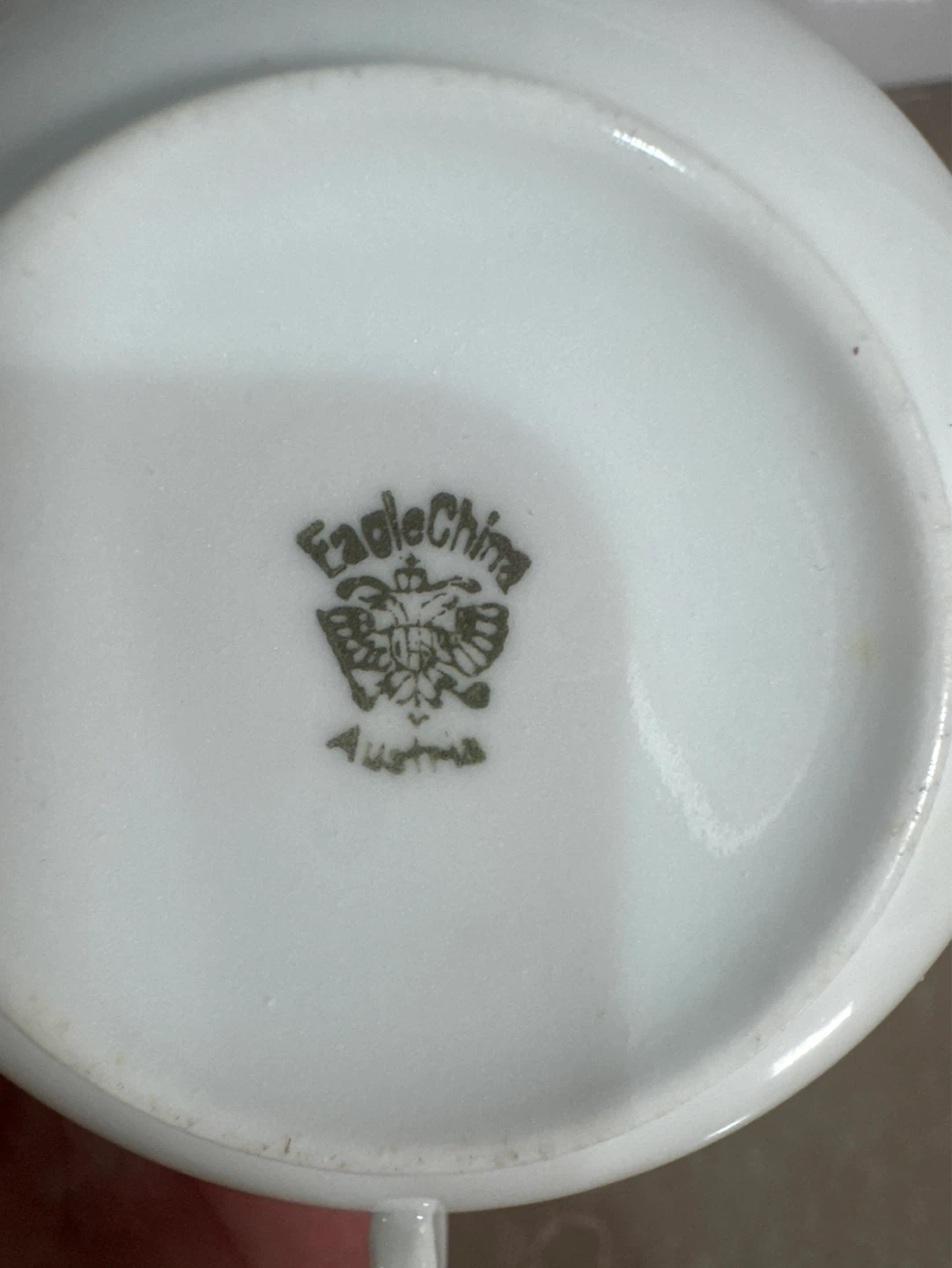 Set of 3 White Eagle China Soup Bowls - photo 3