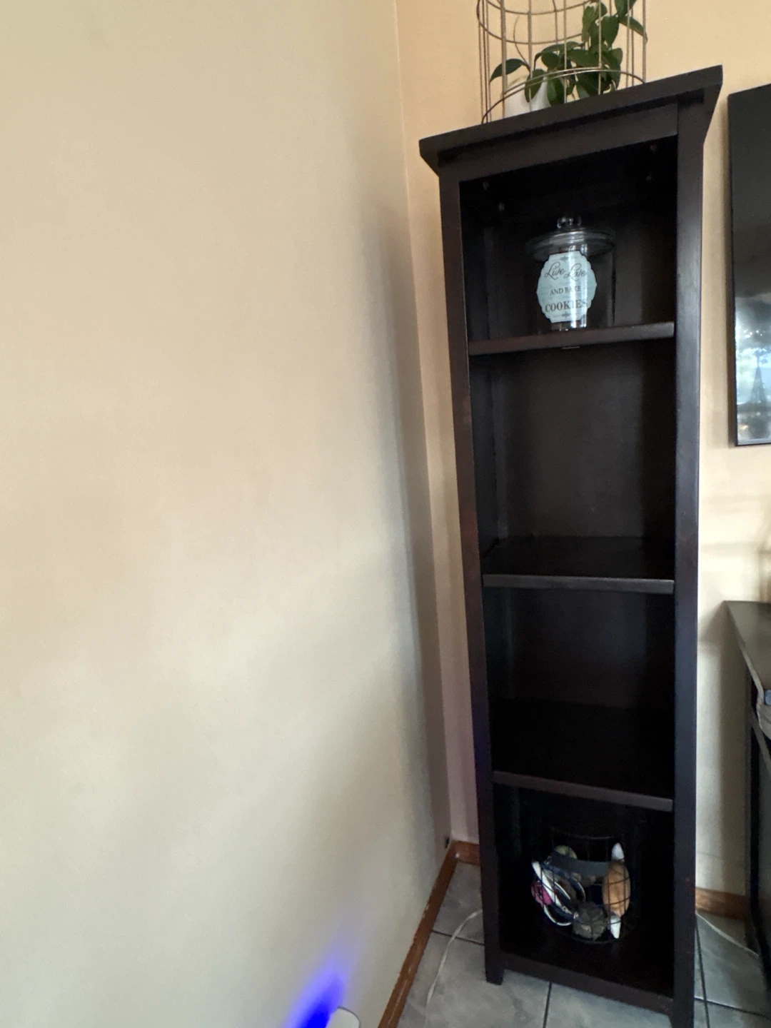 Dark Brown Wood Bookshelf World Market